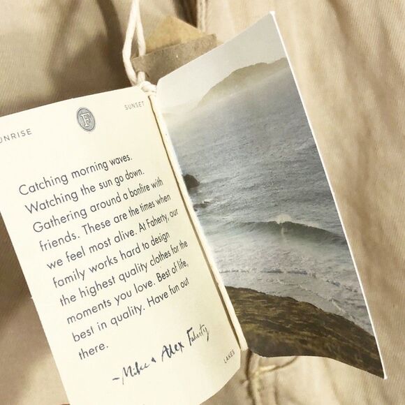 FAHERTY Arlie Day Cargo Casual Pant Linen Soft Blend Safari Beige Large $148 NWT - Picture 8 of 12